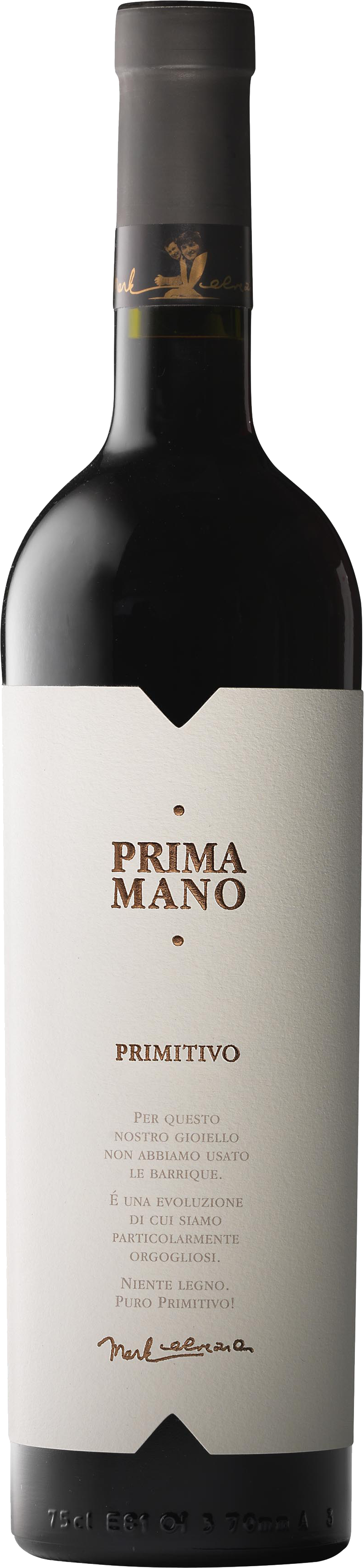 Prima mano PRIMITIVO s data